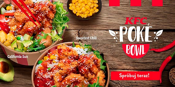 Nie czekaj do lata, już dziś poczuj letnie smaki Poké Bowl w KFC