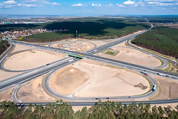 Nowy wiadukt na wle drogowym Szczecin Kijewo otwarty