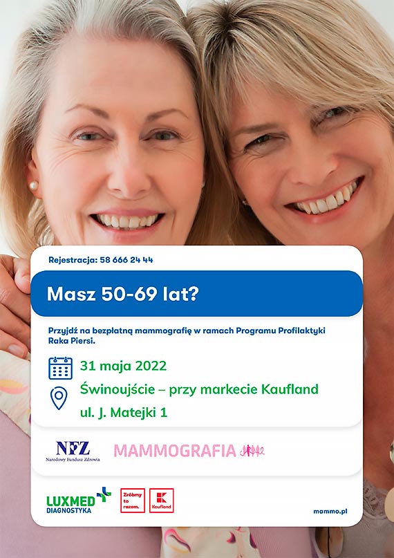 Badania w mobilnej pracowni mammograficznej LUX MED w maju - Świnoujście