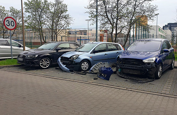 Sprawca uszkodzenia samochodw w zatoce przy ulicy Kociuszki ustalony